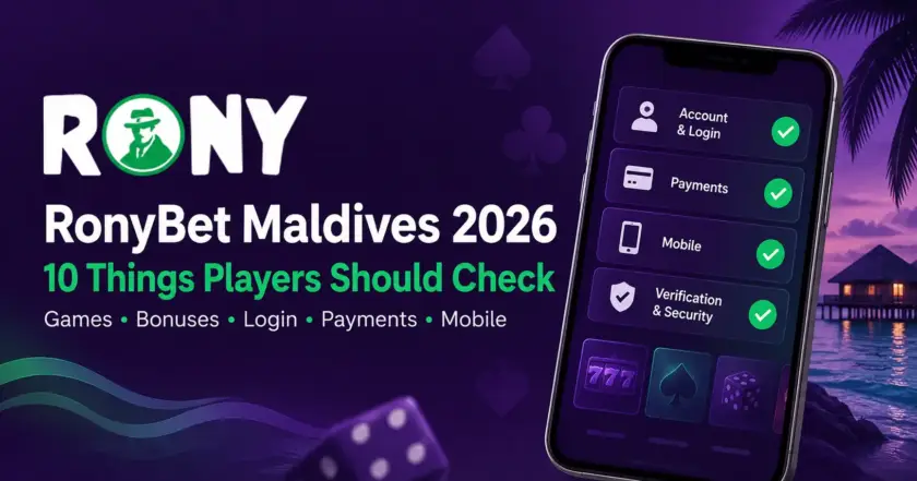 RonyBet Maldives 2026 – 10 Things Players Should Check