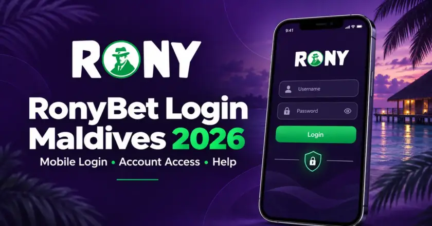 RonyBet Login Maldives 2026